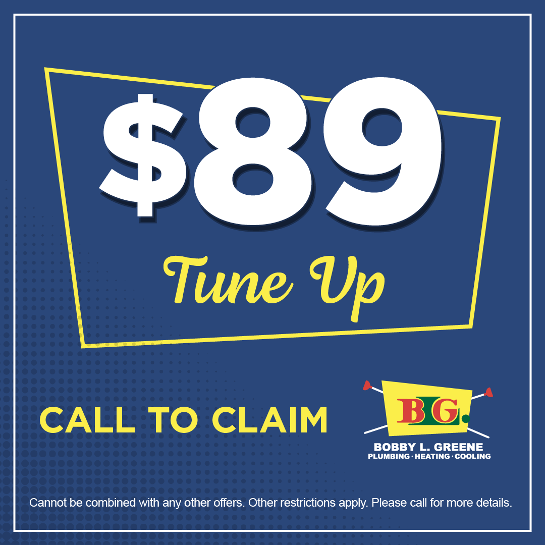 $89 Tune-Up Offer for Plumbing, Heating, Cooling Services. Call to claim. Conditions apply.